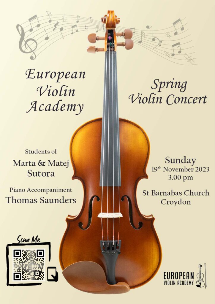 European Violin Academy Student Concert 2023