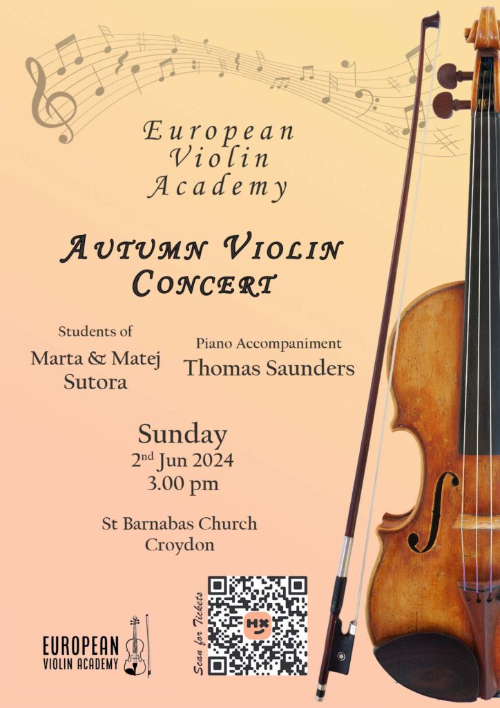 European Violin Academy Autumn Student Concert 2024