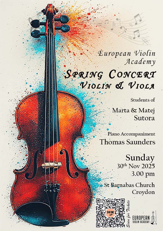 European Violin Academy Spring Violin Concert 2025
